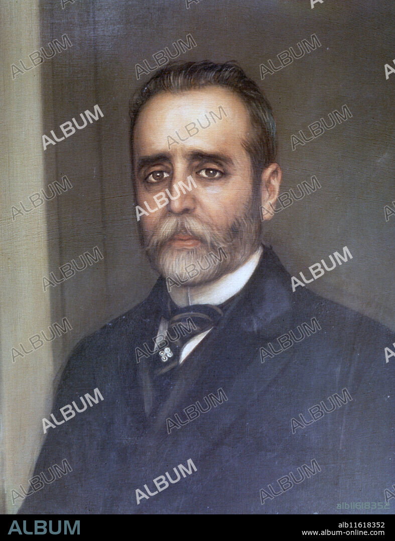 SANCHEZ GUERRA , JOSE. POLITICO ESPAÑOL . CABRA 1859 - 1935. OLEO DE JULIO ROMERO DE TORRES. CONGRESO DE LOS DIPUTADOS . MADRID.