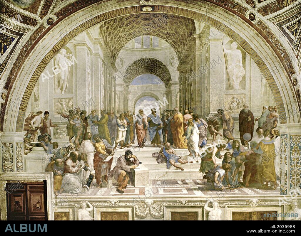 Raphael / 'The School of Athens', c. 1510, Fresco.