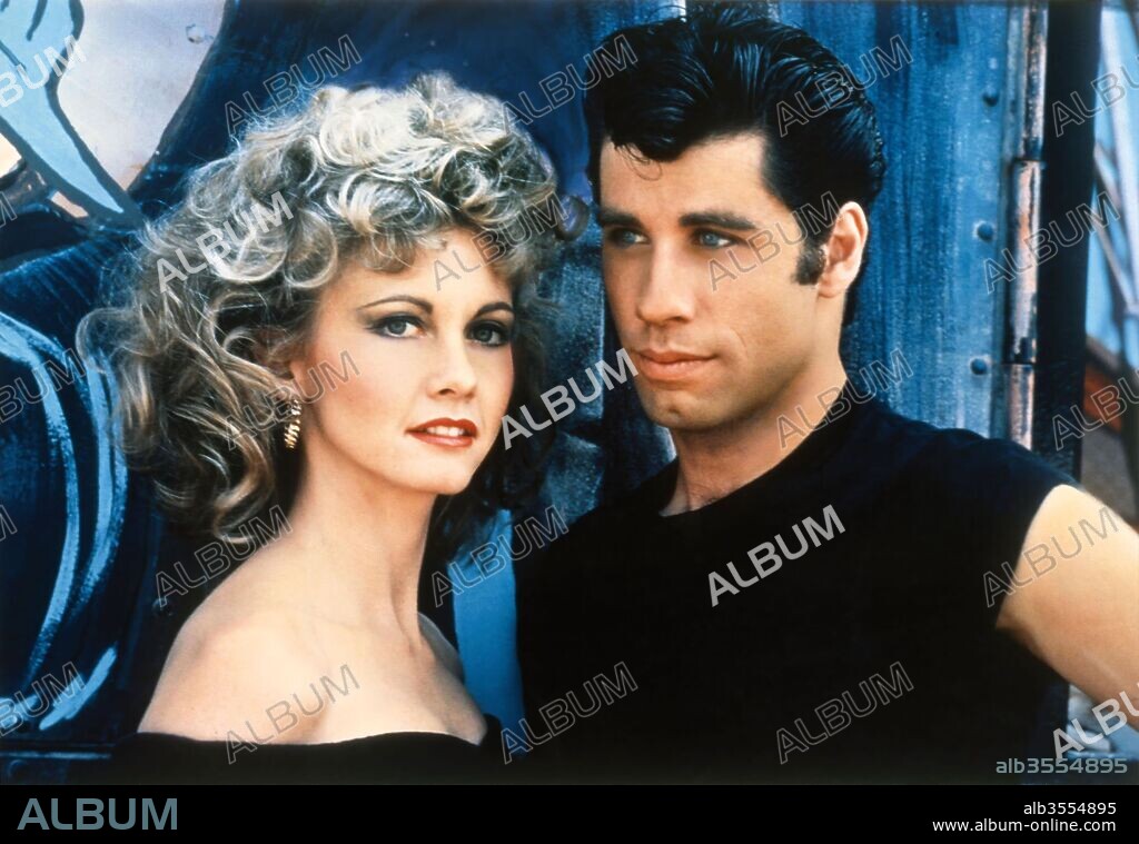 JOHN TRAVOLTA und OLIVIA NEWTON-JOHN in GREASE - SCHMIERE, 1978 (GREASE), unter der Regie von RANDAL KLEISER. Copyright PARAMOUNT PICTURES.
