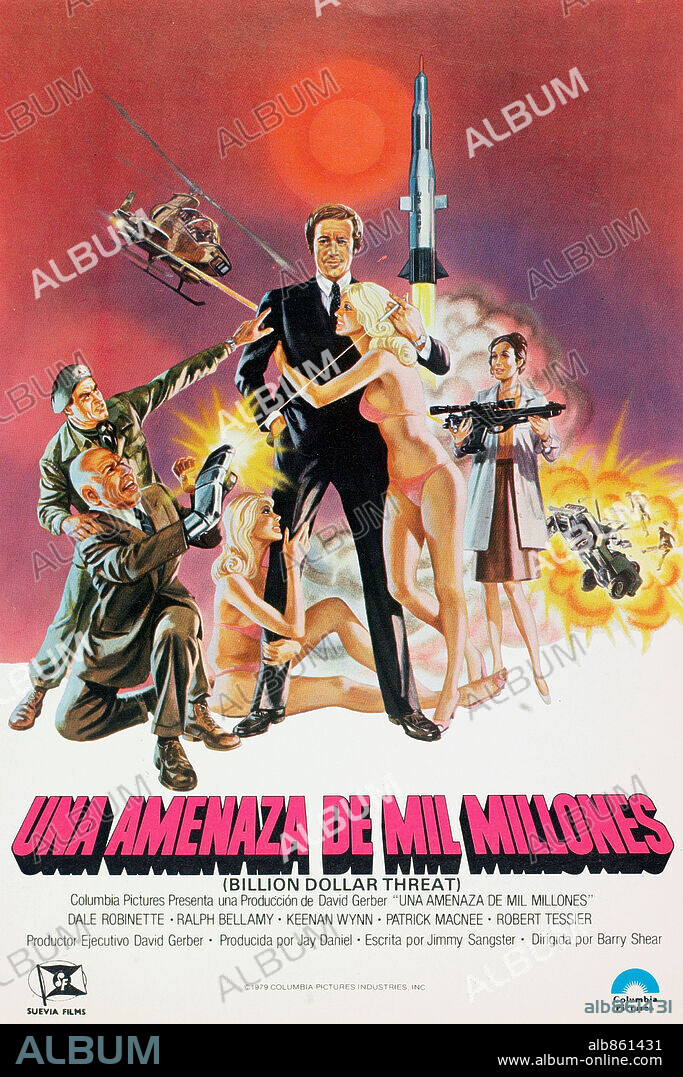 Poster of THE BILLION DOLLAR THREAT, 1979, directed by BARRY SHEAR. Copyright COLUMBIA PICTURES TELEVISION.