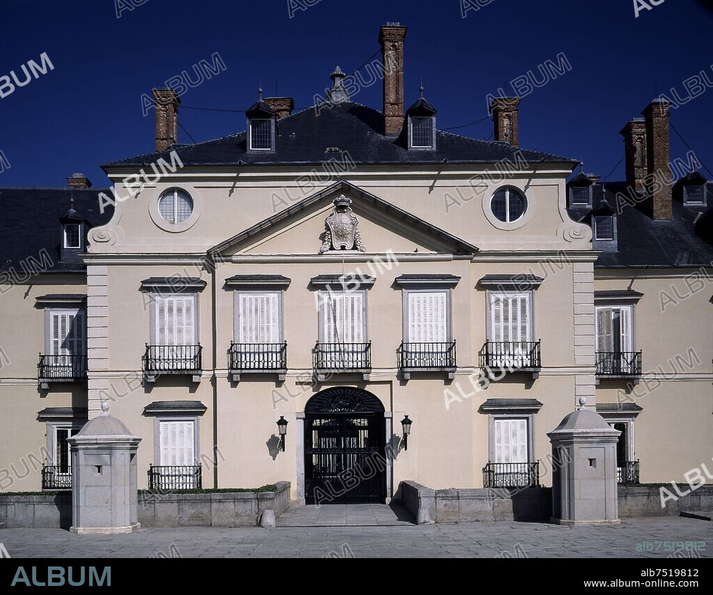 FRANCESCO SABATINI (1722-1797). FACHADA DEL PALACIO REAL DEL PARDO REMODELADO POR SABATINI EN EL SIGLO XVIII.