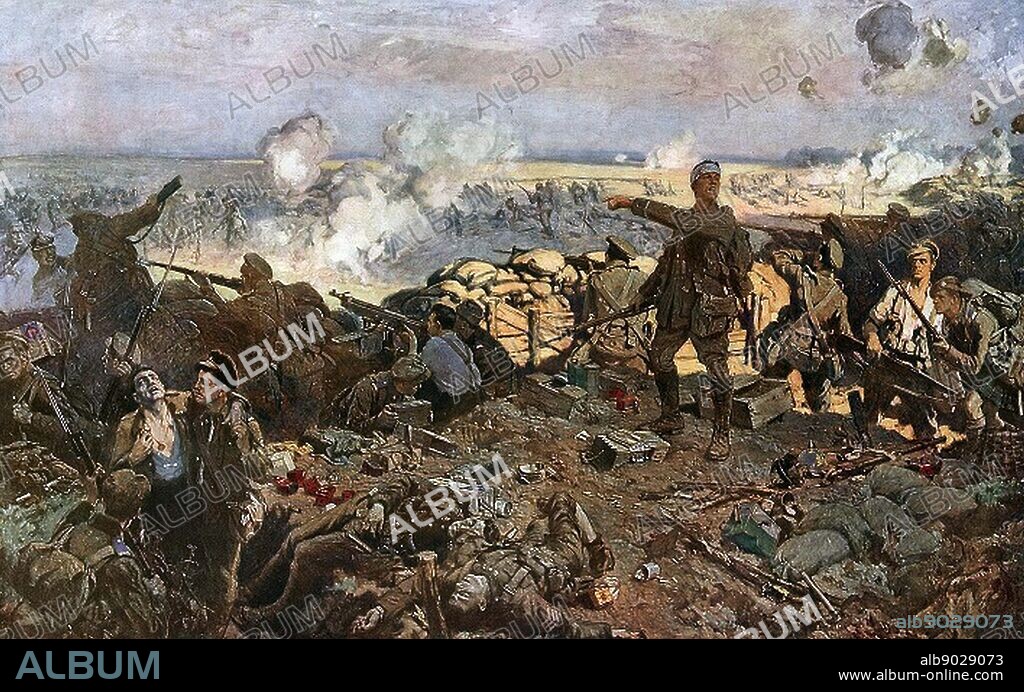The Second Battle of Ypres 1915. Richard Jack.