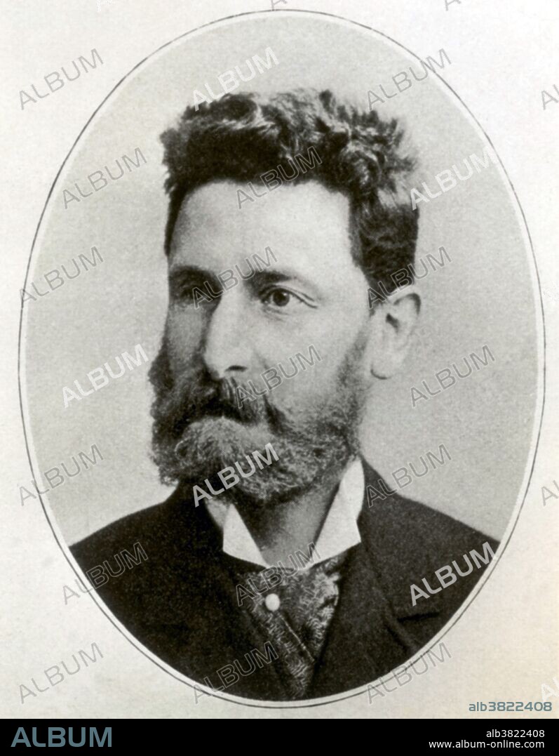 Joseph Pulitzer (April 10, 1847 - October 29, 1911) was a Hungarian-born American newspaper publisher, journalist and philanthropist. In the 1890s the competition between his World and William Randolph Hearst's New York Journal caused both to use yellow journalism for wider appeal; it opened the way to mass-circulation newspapers that depended on advertising revenue and appealed to readers with multiple forms of news, entertainment and advertising. He became a leading national figure in the Democratic Party and was elected Congressman from New York. He crusaded against big business and corruption, and helped keep the Statue of Liberty in New York. Today, he is best known for the Pulitzer Prizes, which were established in 1917 by money he bequeathed to Columbia University to recognize artistic and journalistic achievements. The prizes are given annually to award achievements in journalism and photography, as well as literature and history, poetry, music and drama. Pulitzer founded the Columbia School of Journalism by his philanthropic bequest; it opened in 1912. He died in 1911 at the age of 64. Undated photograph, no photographer credited.