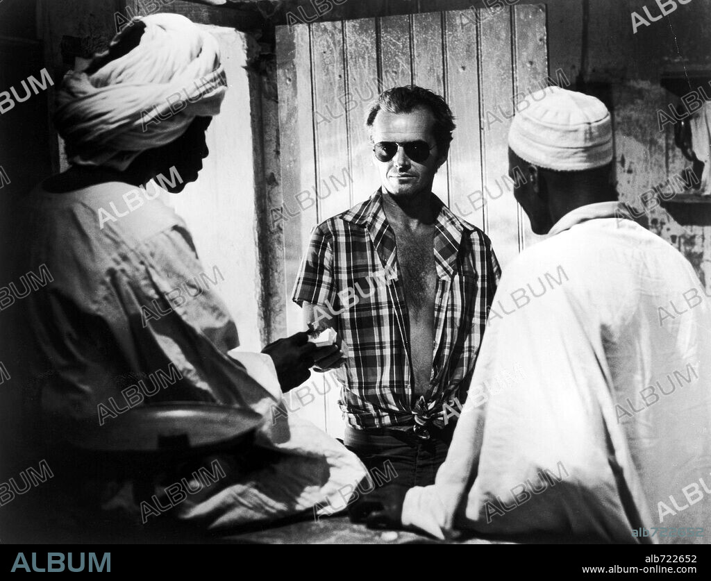 JACK NICHOLSON in THE PASSENGER, 1975 (PROFESSIONE: REPORTER), directed by MICHELANGELO ANTONIONI. Copyright M.G.M / STEINER, FLORIANO.