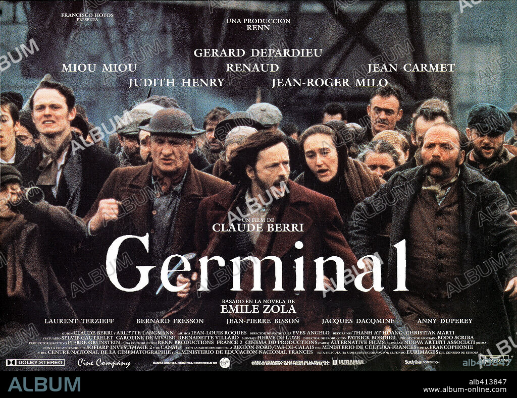 Poster of GERMINAL, 1993, directed by CLAUDE BERRI.