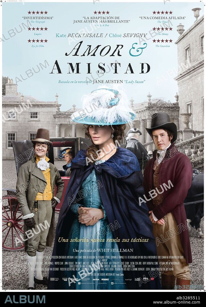 Poster de AMOR Y AMISTAD, 2016 (LOVE & FRIENDSHIP), dirigida por WHIT STILLMAN. Copyright WESTERLY FILMS/PROTAGONIST PICTURES/REVOLVER AMSTERDAM / MCDONNE.