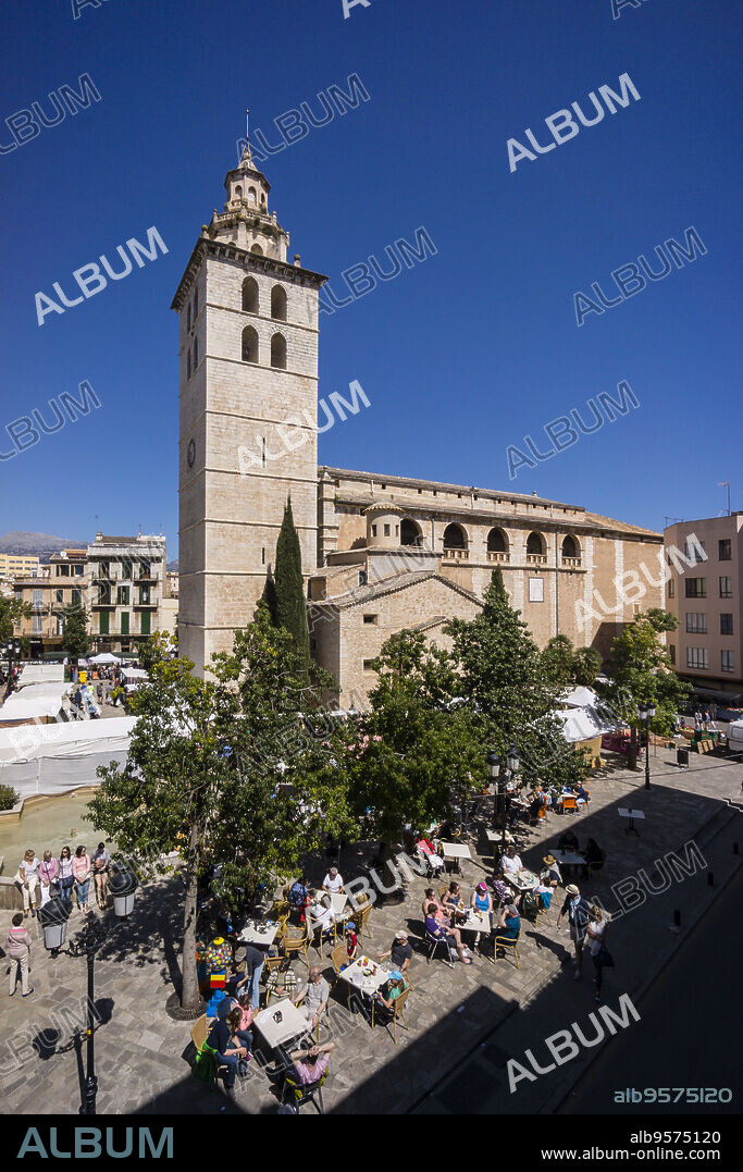 Iglesia de Santa María la Mayor, Inca, Mallorca, islas baleares, españa, europa.