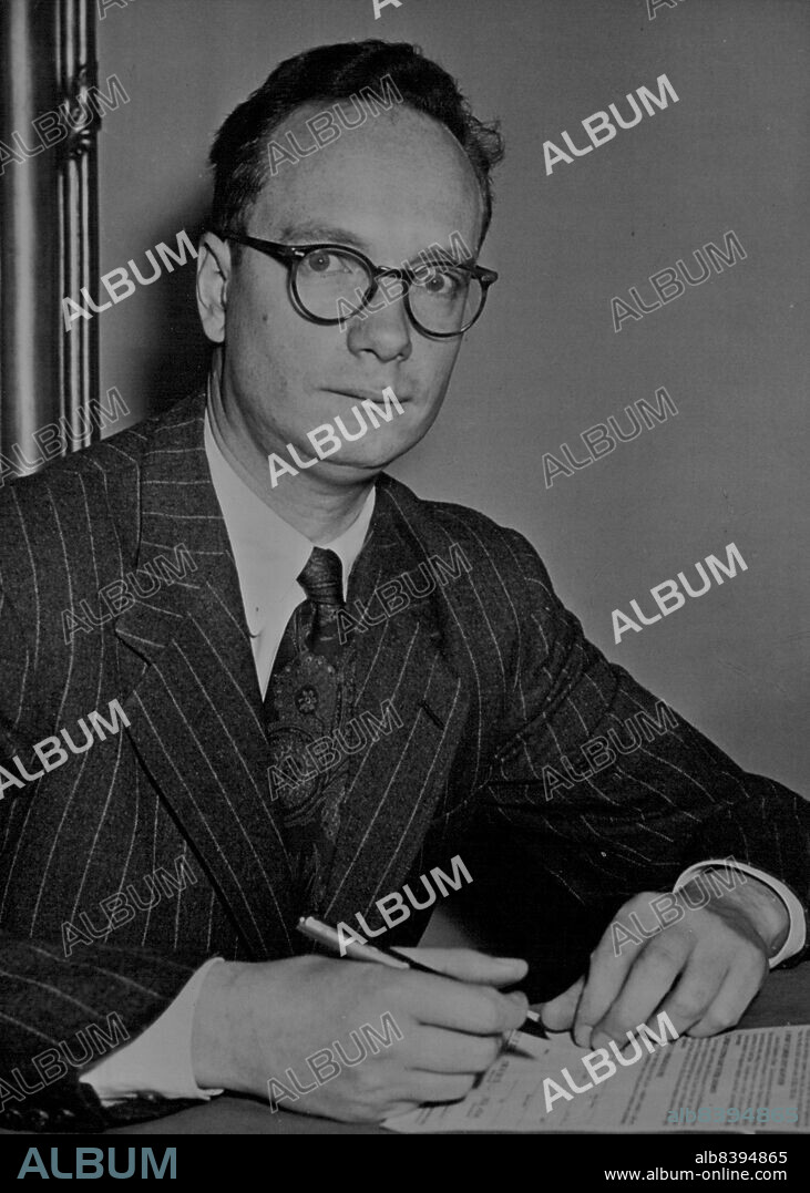 U.S. Ambassador To Ireland; William Howard Taft III -- Son of Senator Robert Taft of Ohio. May 1, 1953. (Photo by Camera Press).