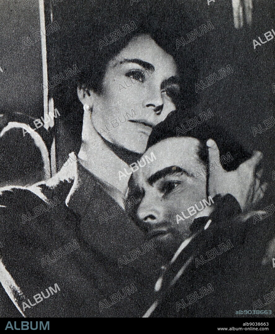 Film still from 'Terminal Station' starring Jennifer Jones, Montgomery Clift, Richard Beymer, and Gino Cervi.