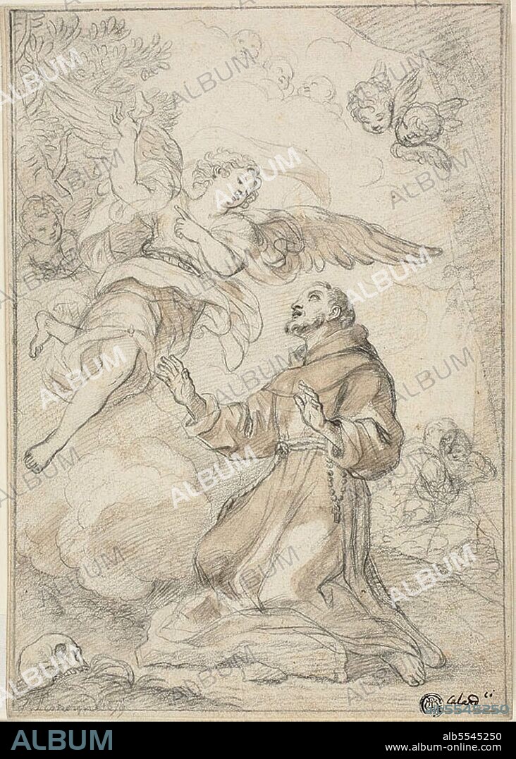 GIACINTO CALANDRUCCI. Angel Appearing to Saint Dominic, n.d.