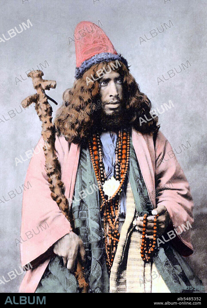 The Rifaaiyah, a fraternity of Muslim mystics, once known in the West as 'Howling Dervishes', were found primarily in Egypt and Syria and in Turkey until outlawed in 1925. An offshoot of the Qadiriyah established in Basra, Iraq, by Ahmad ar-Rifaai (d. 1187), the order preserved his stress on poverty, abstinence, and self-mortification. It also performed the ritual prayer (dhikr) essential to all sufi orders in a distinct manner: members link arms to form a circle and throw the upper parts of their bodies back and forth until ecstasy is achieved. Then the mystics fall on a dangerous object, such as sword or snake, though such extremes, as well as thaumaturgical (magical) practices, probably appeared under Mongol influence during their 13th-century occupation of Iraq and have always been rejected by orthodox Islam. The Syrian branch of the order, the Saadiyah (or Jibawiyah), was given its form by Saad ad-Din al-Jibawi in Damascus sometime in the 14th century. Among the Saadiyah, ecstasy was induced by physical motion-whirling around on the right heel-and the sheikh, or head of the order, rode on horseback over the prone bodies of the members.