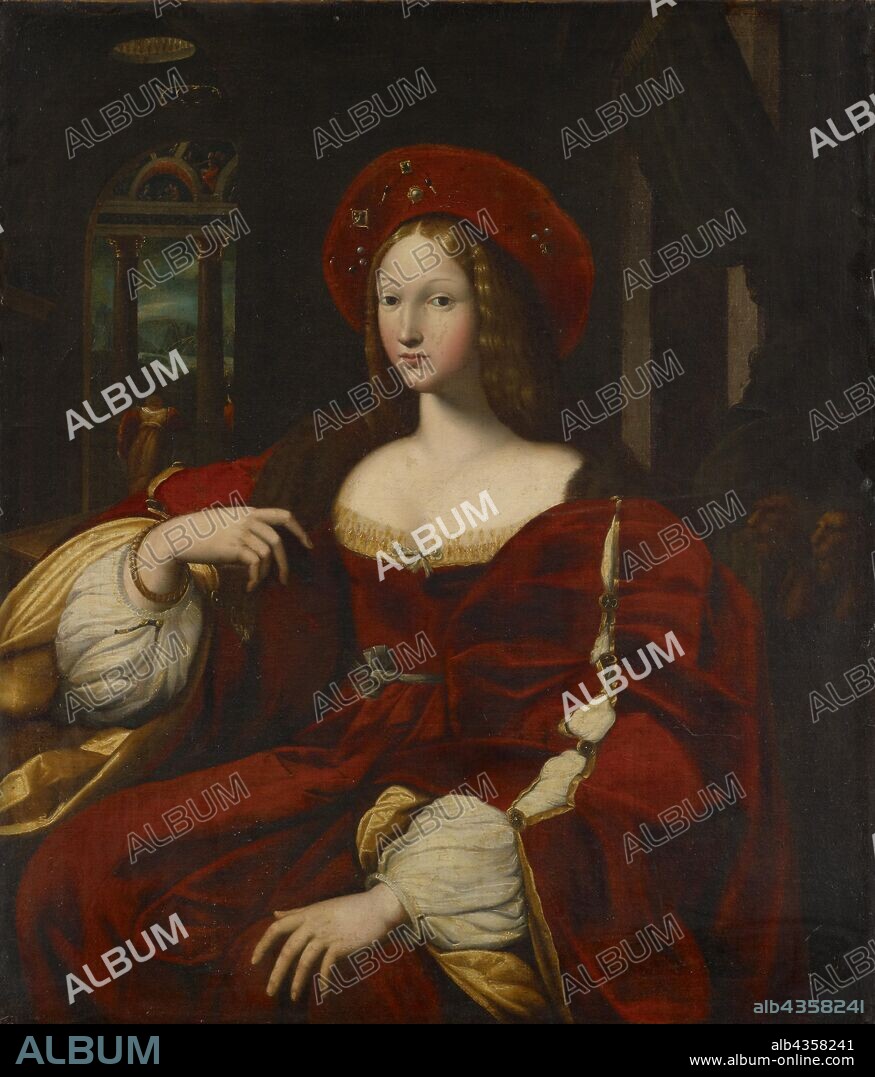 Portrait of Dona Isabel de Requesens, Viceroy of Naples (formerly known as the Portrait of Princess Johanna of Aragon), oil on canvas, 111 x 96 cm, unmarked, Raffael, (Kopie nach / copy after), Urbino 1483–1520 Rom, Giulio Romano, (Kopie nach / copy after), Rom 1492/99–1546 Mantua.