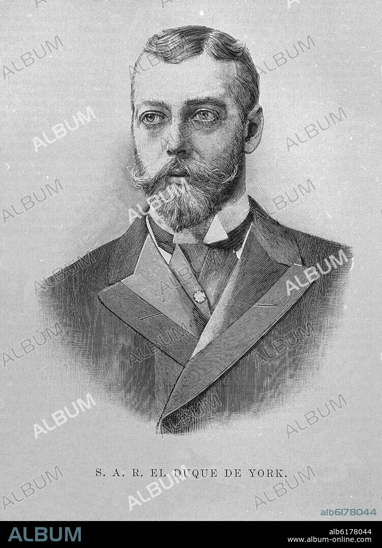 *JORGE V - REY INGLES - DUQUE DE YORK - 1865/1936.