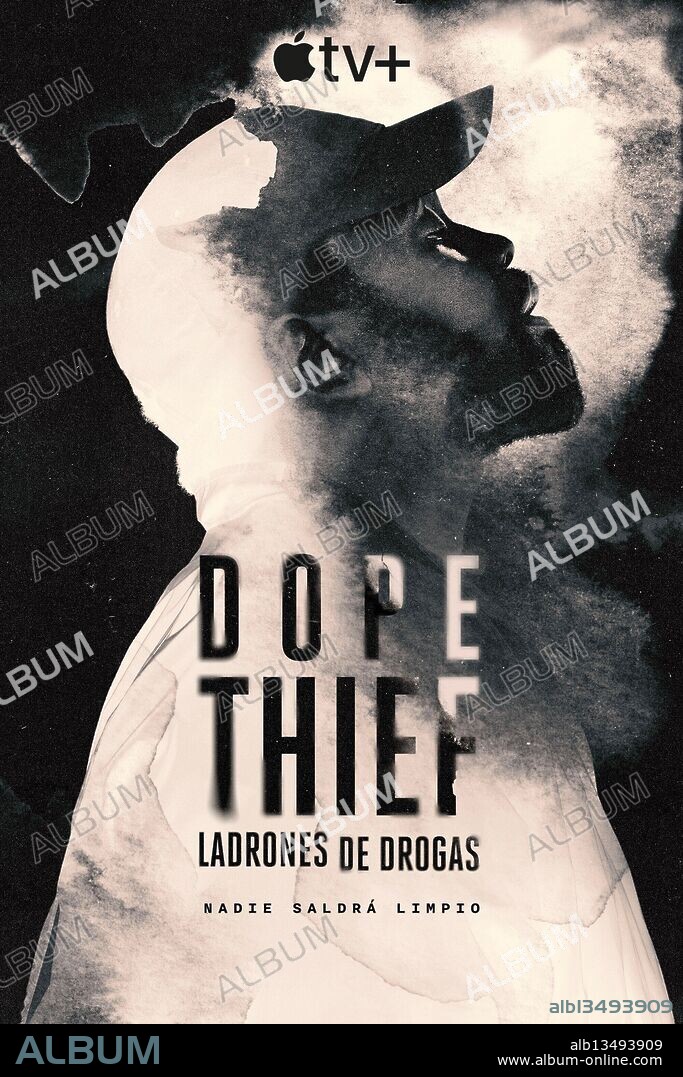 Poster de LADRONES DE DROGAS, 2025 (DOPE THIEF), dirigida por RIDLEY SCOTT y TANYA HAMILTON. Copyright Apple Studios / Scott Free Productions.