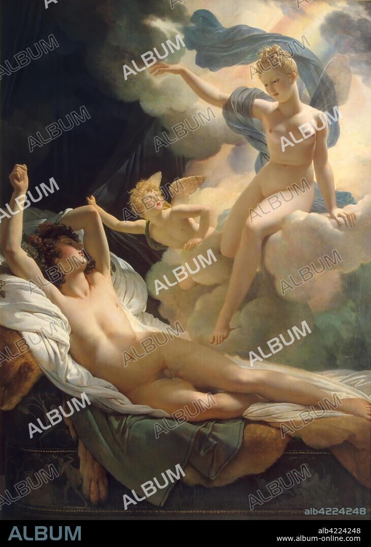 PIERRE-NARCISSE GUÉRIN. 'Morpheus and Iris'. 1811. Dimensions: 251x178 cm.