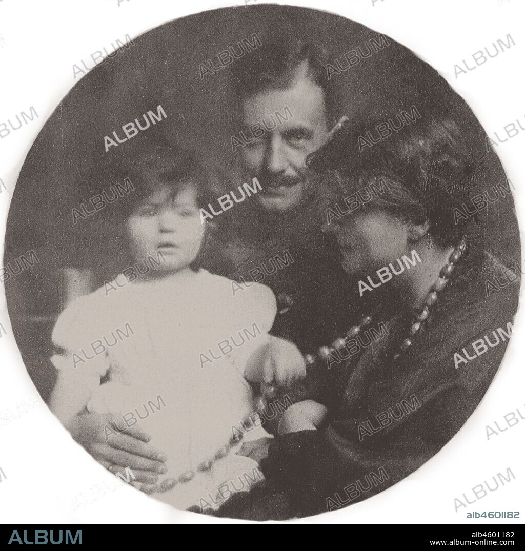 ANONYMOUS. Alma Mahler with Walter Gropius and Manon.