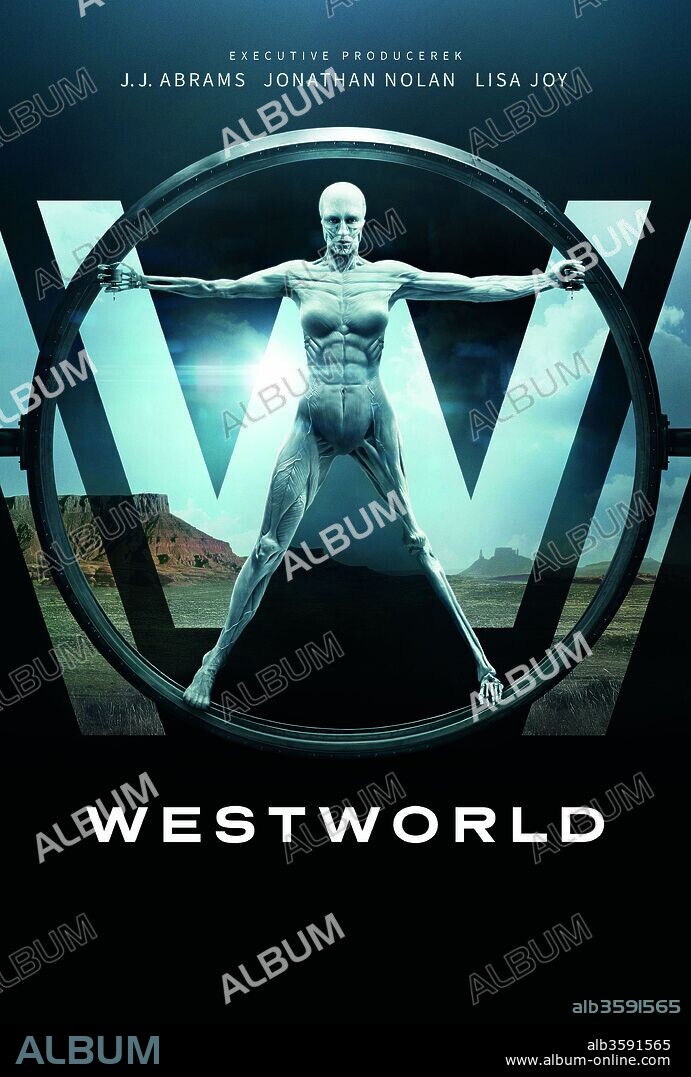 Plakat zu WESTWORLD, 2016, unter der Regie von JONATHAN NOLAN. Copyright WARNER BROS. TELEVISION.