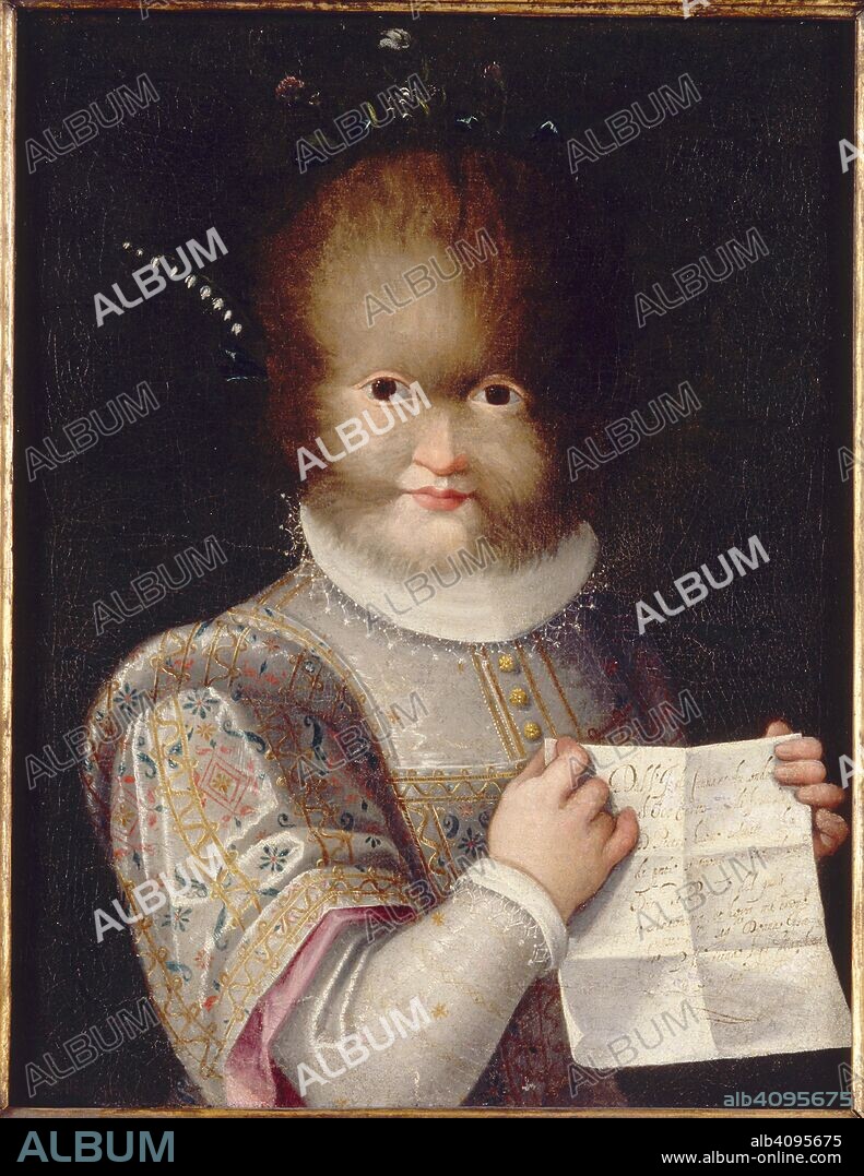 LAVINIA FONTANA. Portrait of Tognina Gonsalvus.