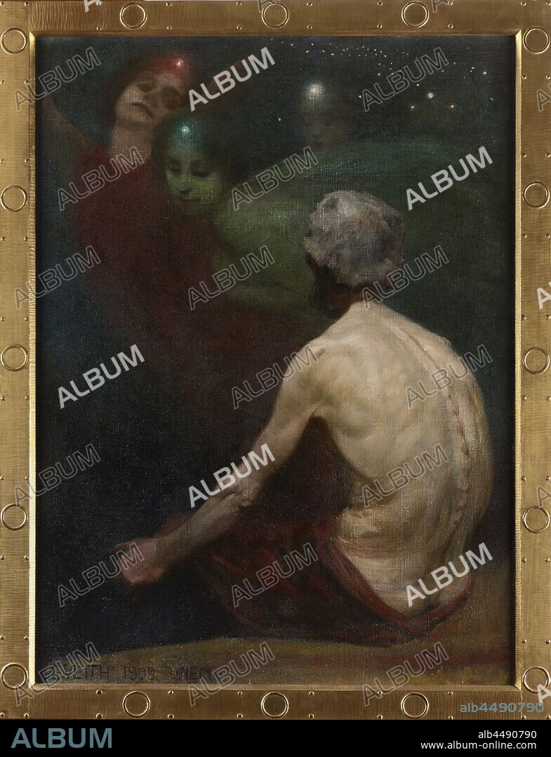 EDUARD VEITH. The dwarf Alberich and the Rhinemaidens (The Rhine Gold).