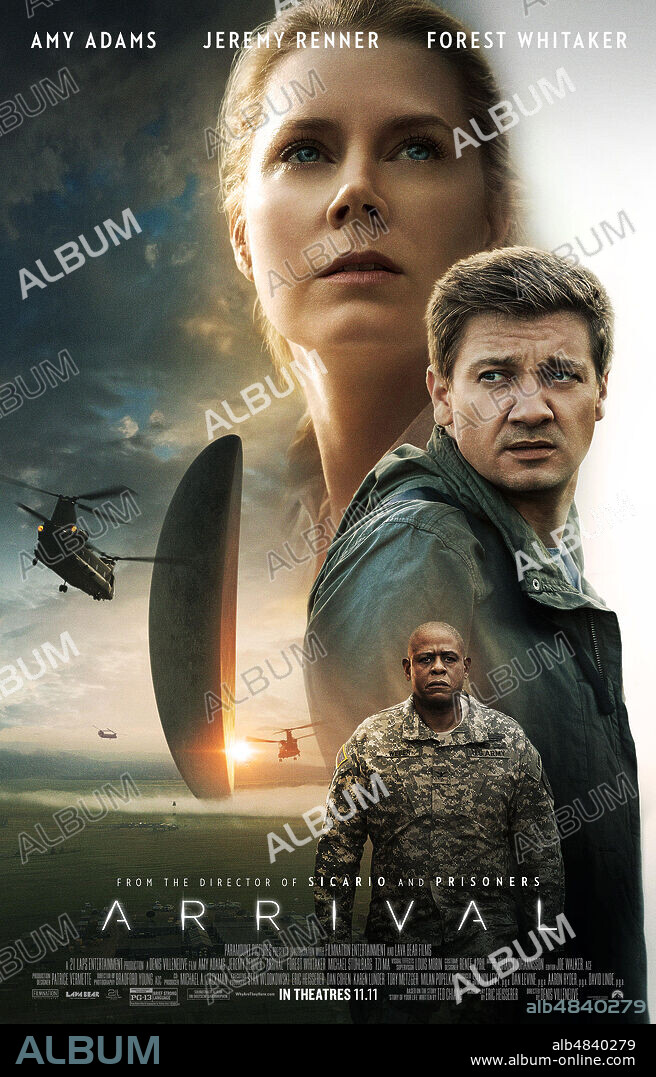 Poster de LA LLEGADA, 2016 (ARRIVAL), dirigida por DENIS VILLENEUVE. Copyright 21 LAPS ENT/FILMNATION ENT/LAVA BEAR FI/MEL'S CITE DU CINEMA.