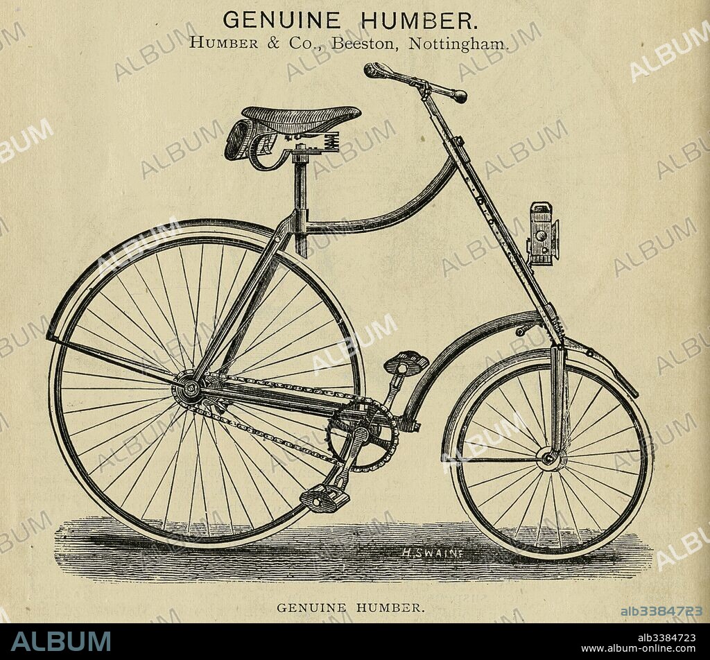 Genuine Humber bicycle by Humber and Co. of Nottingham.