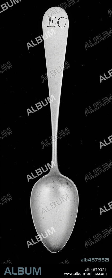 J. Erwin, American, active 17901840, Tea Spoon, c. 1815, Silver, Overall: 5 1/4 in. (13.3 cm).