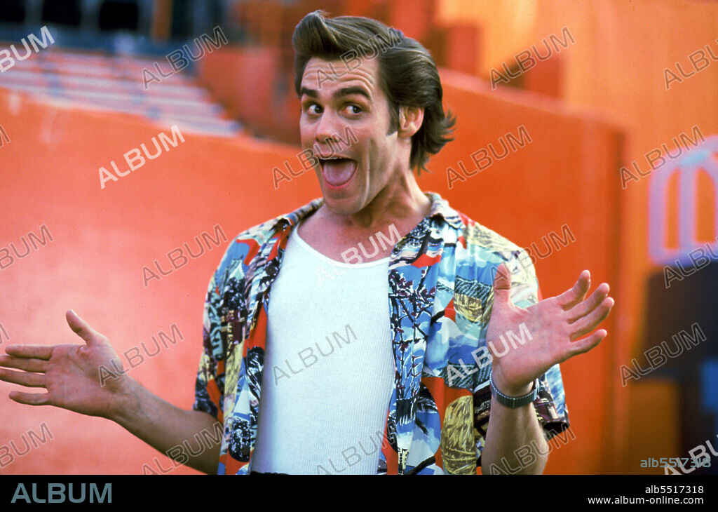 JIM CARREY in ACE VENTURA: PET DETECTIVE, 1994, directed by TOM SHADYAC. Copyright WARNER BROTHERS.