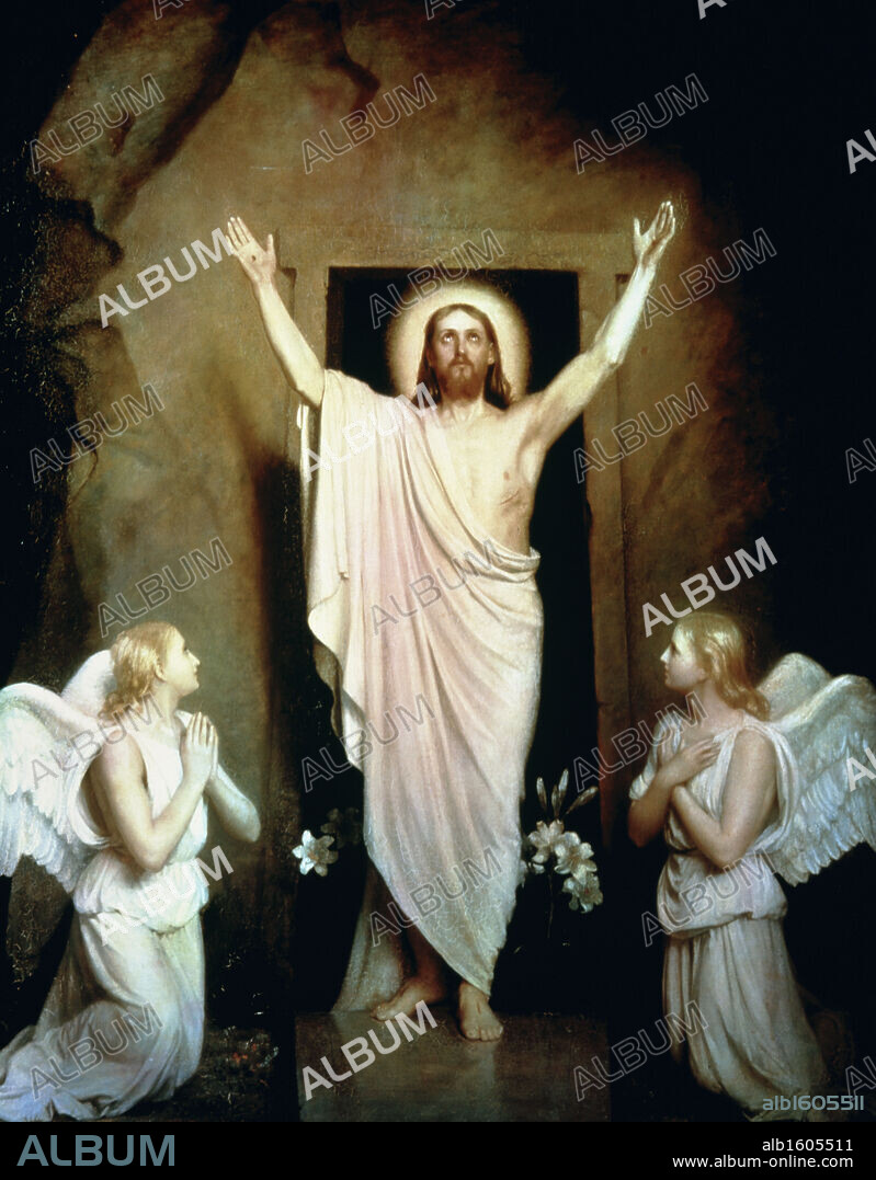 The Resurrection   Carl Heinrich Bloch (1834-1890/ Danish).