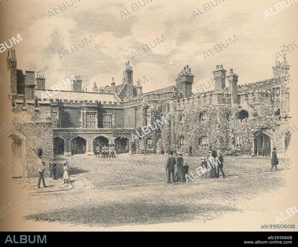 'Friary Court, St James's Palace', 1902. From Ancient Royal Palaces in and Near London. [John Lane, London and New York, 1902].