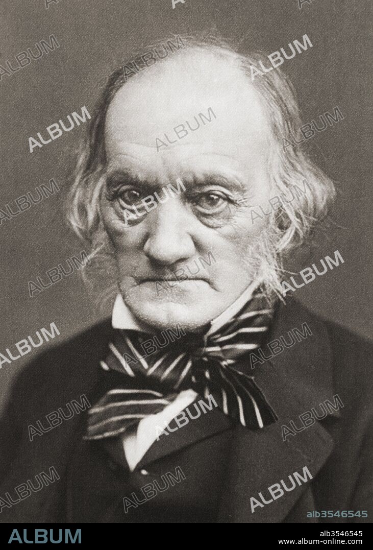 Sir RIchard Owen, 1804-1892. English biologist, comparative anatomist and paleontologist. After a contemporary photograph.