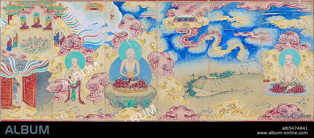 Buddhism in Mongolia derives much of its recent characteristics from Tibetan Buddhism of the Gelugpa school. Traditionally, Mongols worshiped heaven (the 'clear blue sky') and their ancestors, and they followed ancient northern Asian practices of shamanism, in which human intermediaries went into trance and spoke to and for some of the numberless infinities of spirits responsible for human luck or misfortune. Although the emperors of the Yuan Dynasty in the 14th and 15th century had already converted to Tibetan Buddhism, the Mongols returned to their old shamanist ways after the collapse of their empire. In 1578 Altan Khan, a Mongol military leader with ambitions to unite the Mongols and to emulate the career of Chinggis, invited the head of the rising Yellow Sect of Tibetan Buddhism to a summit. They formed an alliance that gave Altan Khan legitimacy and religious sanction for his imperial pretensions and that provided the Buddhist school with protection and patronage.
