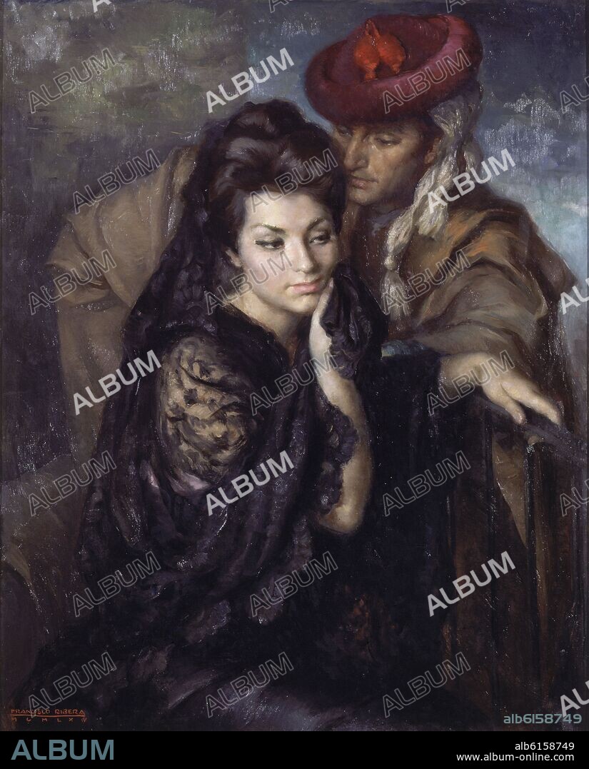 FRANCISCO RIBERA GÓMEZ. LA MANTILLA Y LA CAPA - 1964.