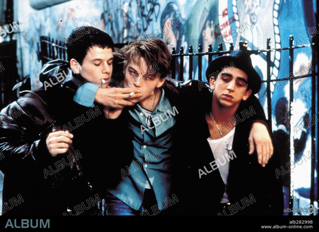 di caprio. Leonardo DiCaprio in THE BASKETBALL DIARIES, 1995, unter der Regie von SCOTT KALVERT. Copyright NEW LINE CINEMA.