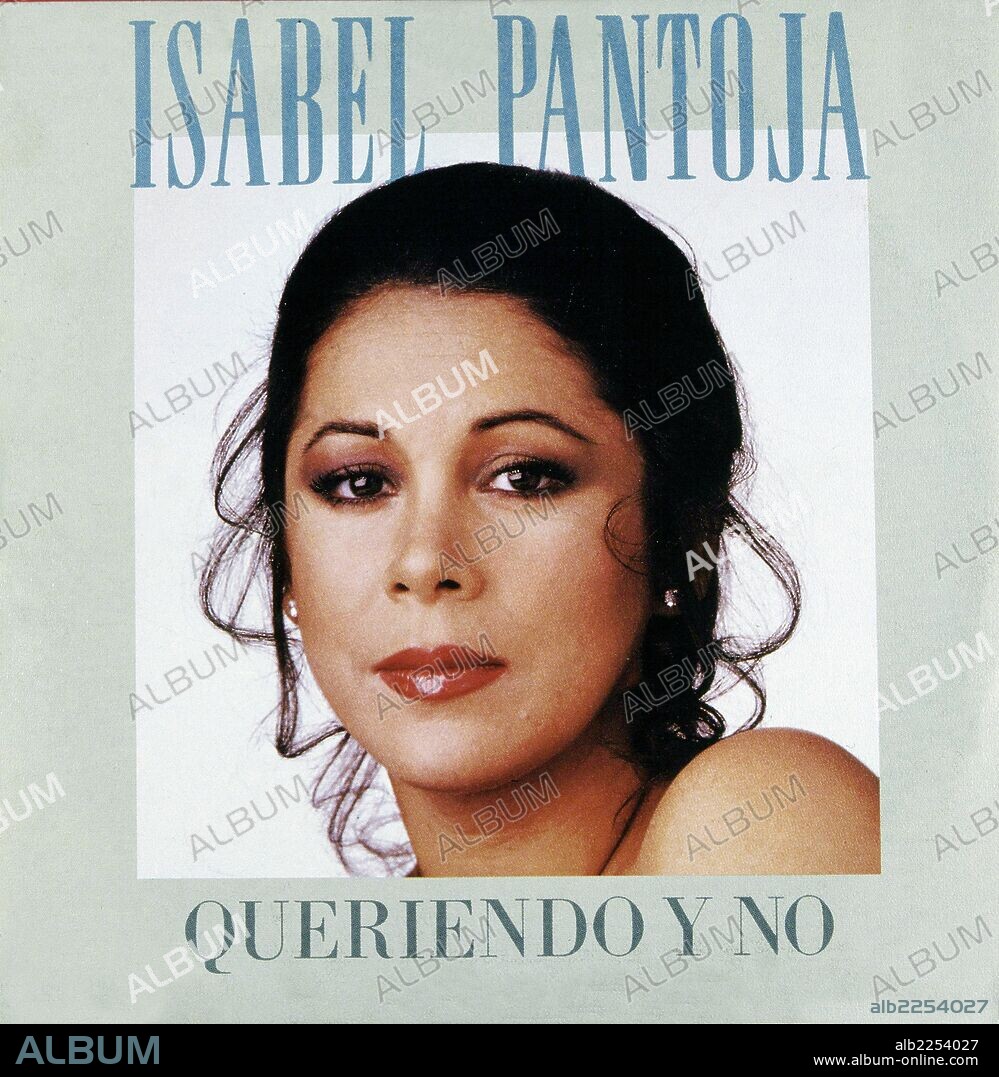 PANTOJA , ISABEL. MARIA ISABEL PANTOJA MARTIN. CANTANTE ESPAÑOLA. PORTADA DE DISCO " DESDE ANDALUCIA " CON SU SINGLE " QUERIENDO YO " 1988.