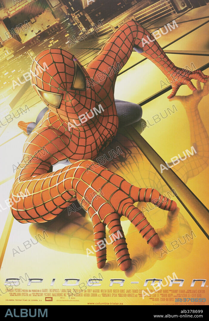 Poster of SPIDER-MAN, 2002, directed by SAM RAIMI. Copyright COLUMBIA PICTURES/MARVEL ENTERTAINMENT.