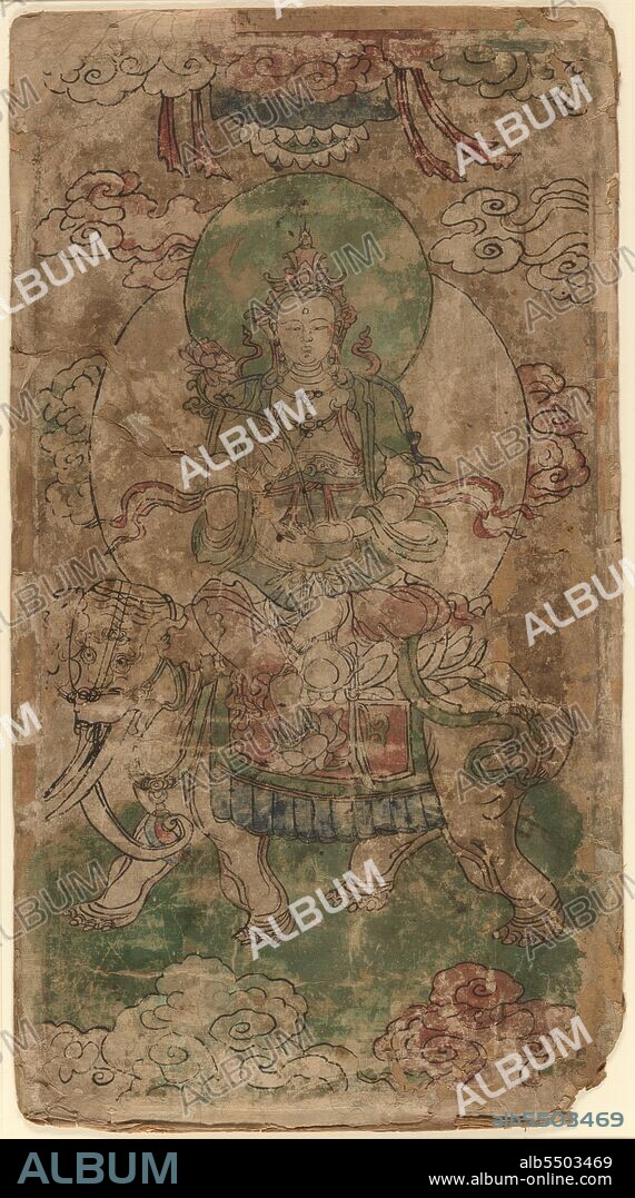 Puxian, the Bodhisattva of Benevolence, Yuan dynasty (1279-1368), 14th century.