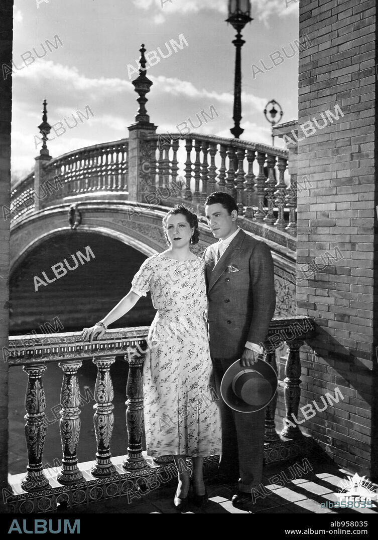 MARIA LUISA ARIAS and PEDRO TEROL in LA REINA MORA, 1937, directed by EUSEBIO FERNANDEZ ARDAVIN.