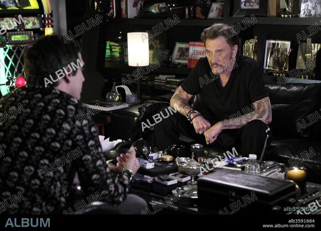 JEAN-PHILIPPE SMET HALLYDAY en COSAS DE LA EDAD, 2017 (ROCK'N'ROLL), dirigida por GUILLAUME CANET. Copyright Les Productions du Trésor/M6 Films/Canoe Films/Appaloo/pathe.