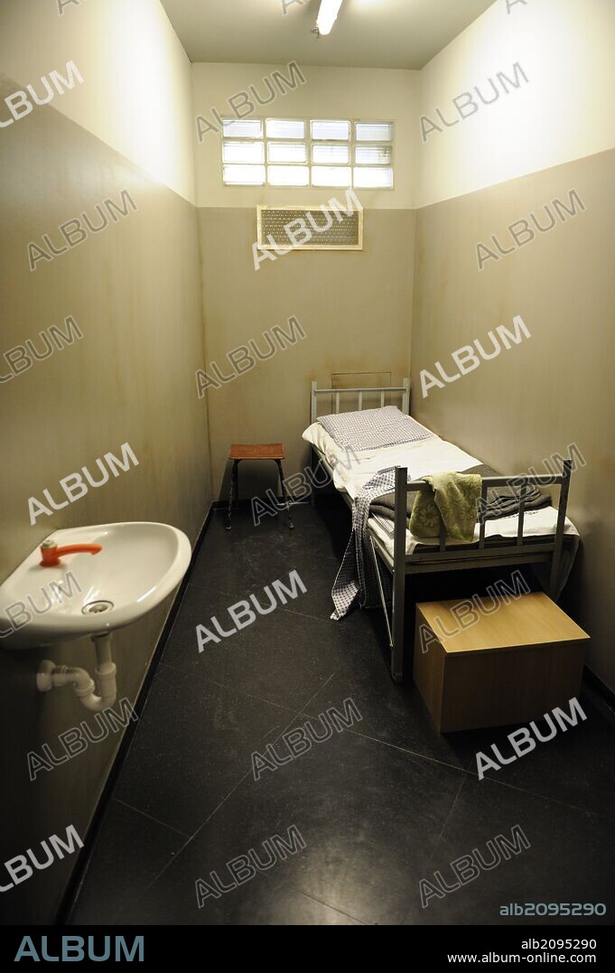 East Germany. Prison cell. Recreation. DDR Museum. Berlin. Germany.