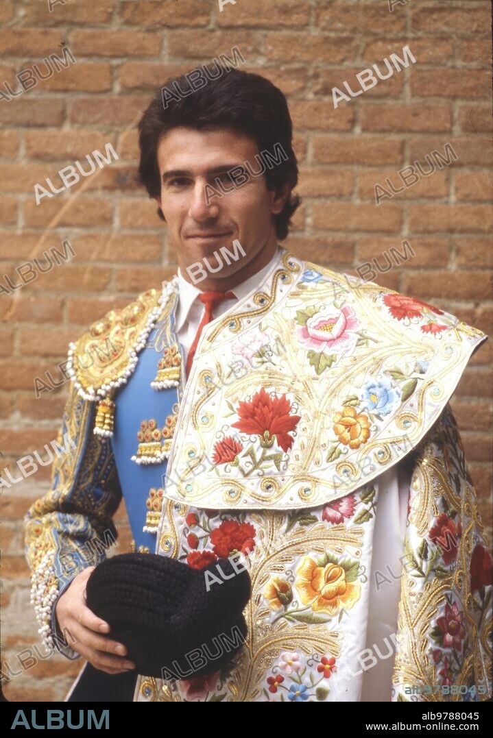 1990. Juan Gomez, Juanito, Real Madrid footballer dressed as a bullfighter. Archdc.