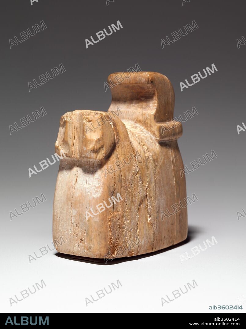 Chess Piece, Rook. Dimensions: H. 2 5/16 in. (5.8 cm)
L. 1 7/8 in. (4.8 cm)
W. 1 in. (2.5 cm). Date: 7th-8th century.