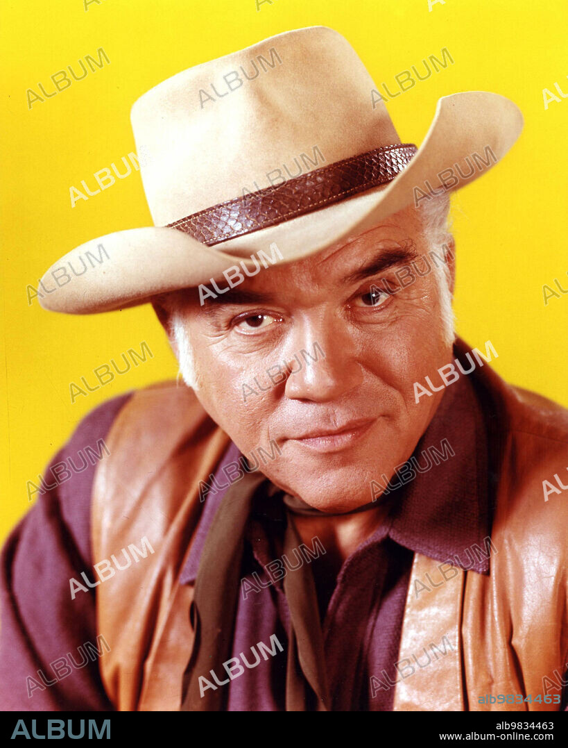 LORNE GREENE in BONANZA, 1959 (BONANZA-TV), directed by LEWIS ALLEN and ROBERT ALTMAN. Copyright NATIONAL BROADCASTING COMPANY (NBC).