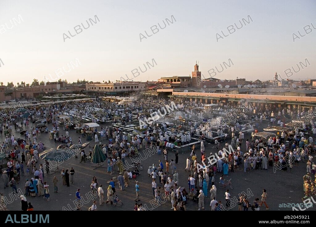 Plaza de Jamaa el Fna, Marrakech.