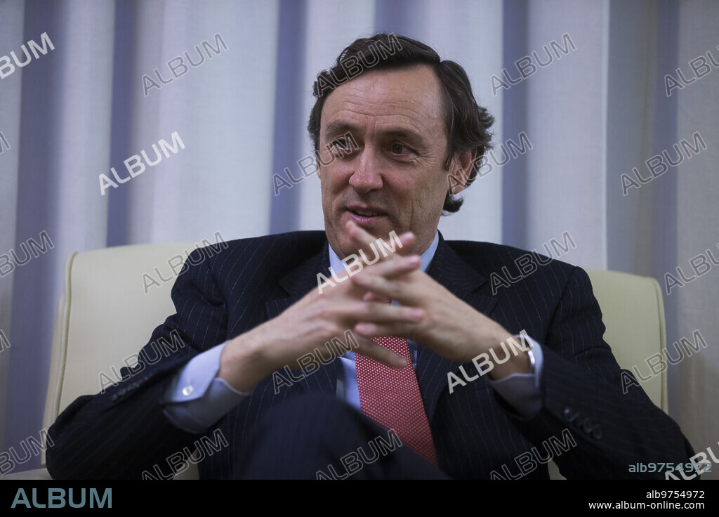 Madrid, 13/02/2017. Entrevista con el portavoz del Congreso de los Diputados del PP Rafael Hernando. Foto: Ángel de Antonio ARCHDC.