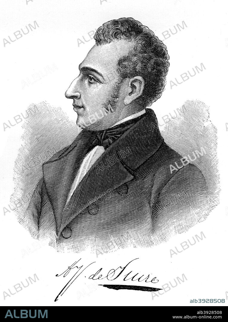 Antonio Jose de Sucre, 19th century South American independence leader, (1901). Born in Venezuela, Sucre (1795-1830) was one of the foremost military commanders and politicians of his friend and compatriot, Simon Bolivar. A print from The World's History, A Survey of Man's Record, by Dr HF Helmolt, Volume I, William Heinemann, London, 1901.