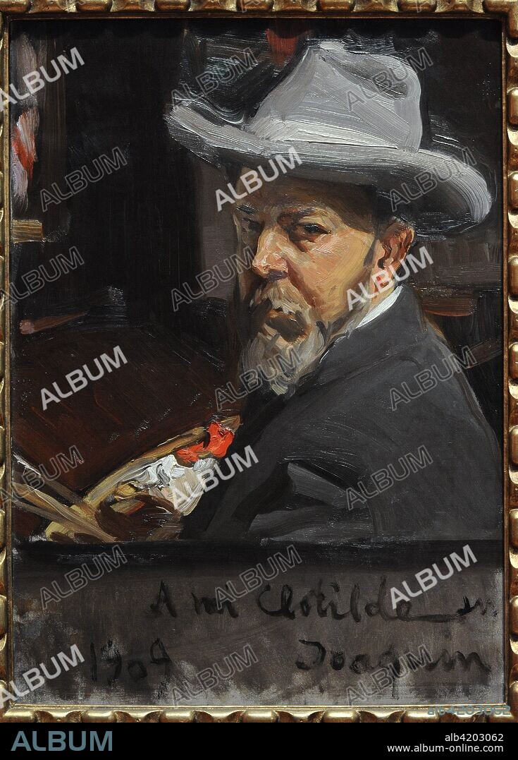Joaquín Sorolla y Bastida (1863-1923). Pintor español. Autorretrato, 1910. Oleo sobre lienzo, 56 x 41 cm. Firmado: A mi Clotilde / su Joaquín. Museo Sorolla. Madrid. España.