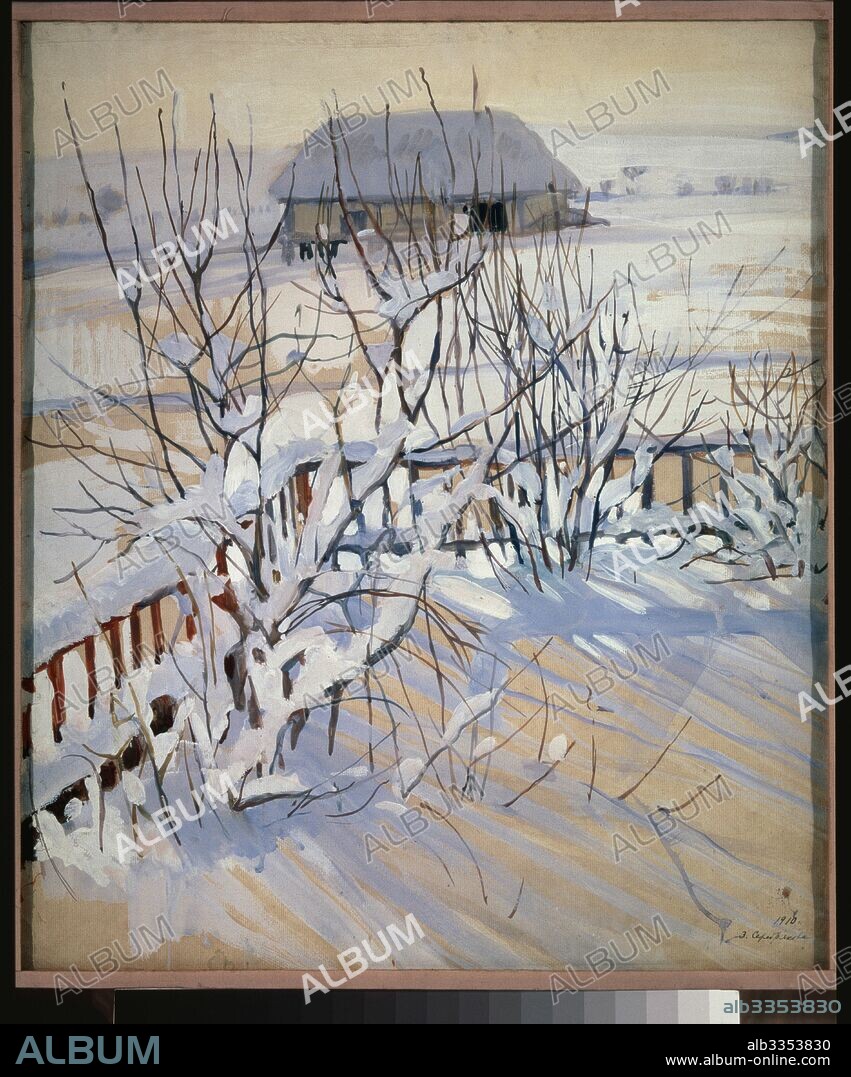 ZINAIDA YEVGENIEVNA SEREBRIAKOVA. Winter landscape.
