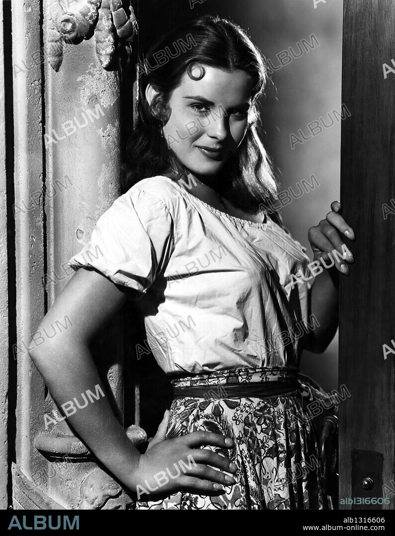 JEAN PETERS en CAPITAN DE CASTILLA, 1947 (CAPTAIN FROM CASTILE), dirigida por HENRY KING. Copyright 20TH CENTURY FOX.
