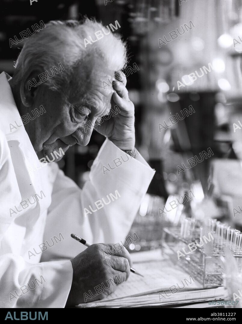 Albert Szent-Gyorgyi (1893-1986), a Hungarian-born biochemist, was the first to isolate vitamin C, and his research on biological oxidation provided the basis for Krebs' citric acid cycle. His discoveries about the biochemical nature of muscular contraction revolutionized the field of muscle research. His later career was devoted to research in "submolecular" biology, applying quantum physics to biological processes. He was especially interested in cancer, and was one of the first to explore the connections between free radicals and cancer. Szent-Gyorgyi won the 1937 Nobel Prize in Physiology or Medicine for his work in biological oxidation and vitamin C, and the Lasker Award in Basic Medical Research in 1954, for contributions to understanding cardiovascular disease through basic muscle research.