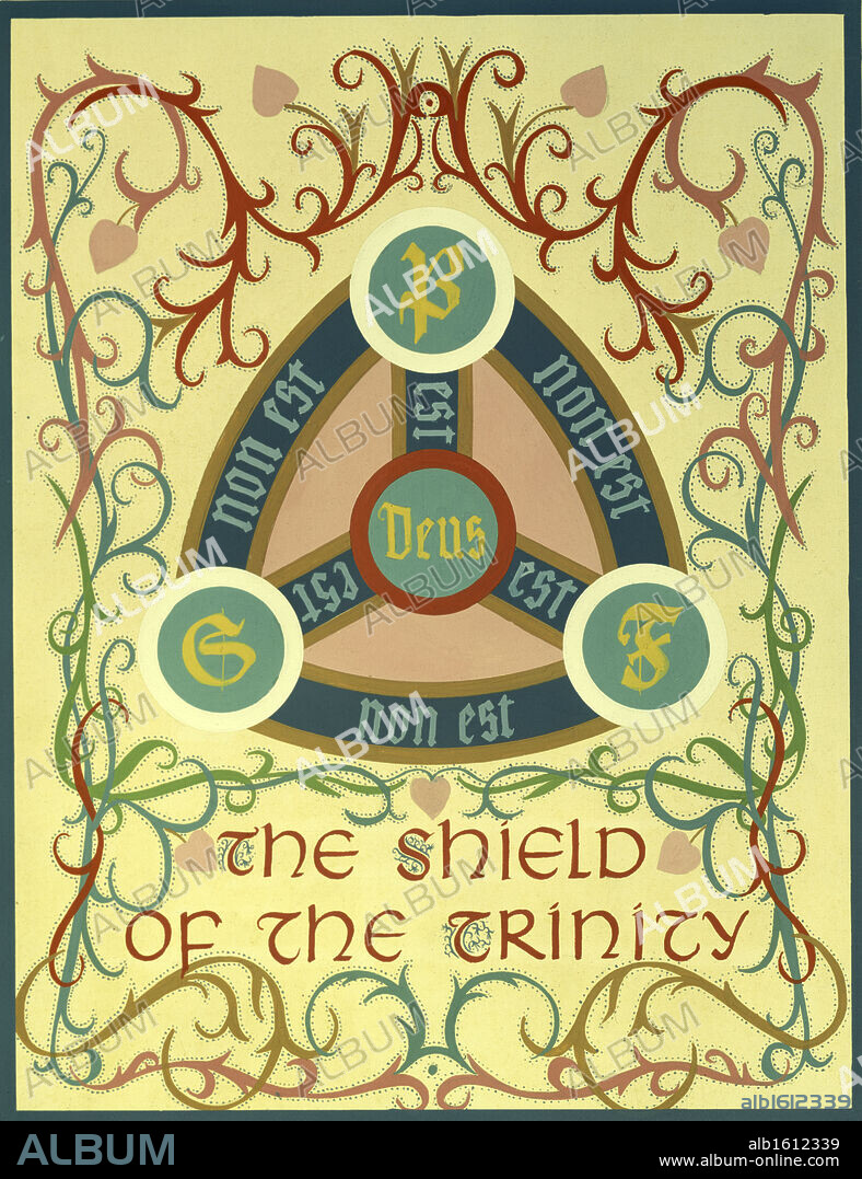 Shield of the Trinity by Roberto Tapelloni, 20th century art.